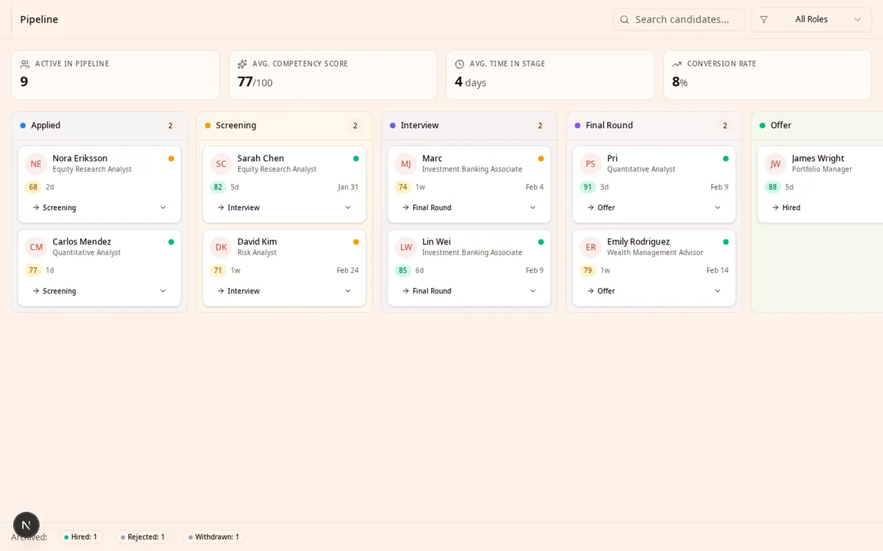 Launch and screen at scale — product screenshot